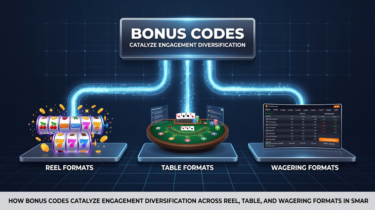 Darstellung von Nutzerpfaden durch Bonus-Codes von Walzen zu Tischen und Wetten auf mobilen Geräten